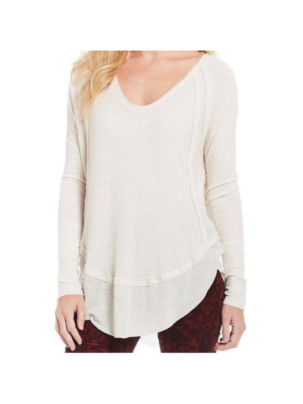 We The Free Catalina Thermal Light Shirt Size Medium
